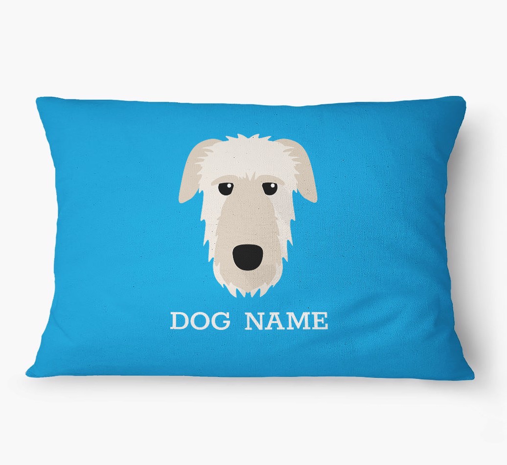 'Yappicon and Name' - Personalized {breedFullName} Dog Bed