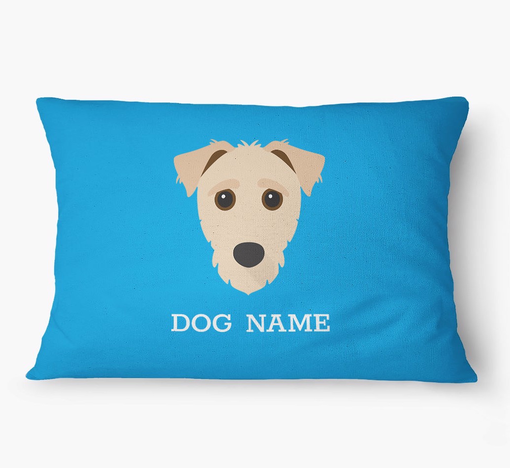 'Yappicon and Name' - Personalized {breedFullName} Dog Bed
