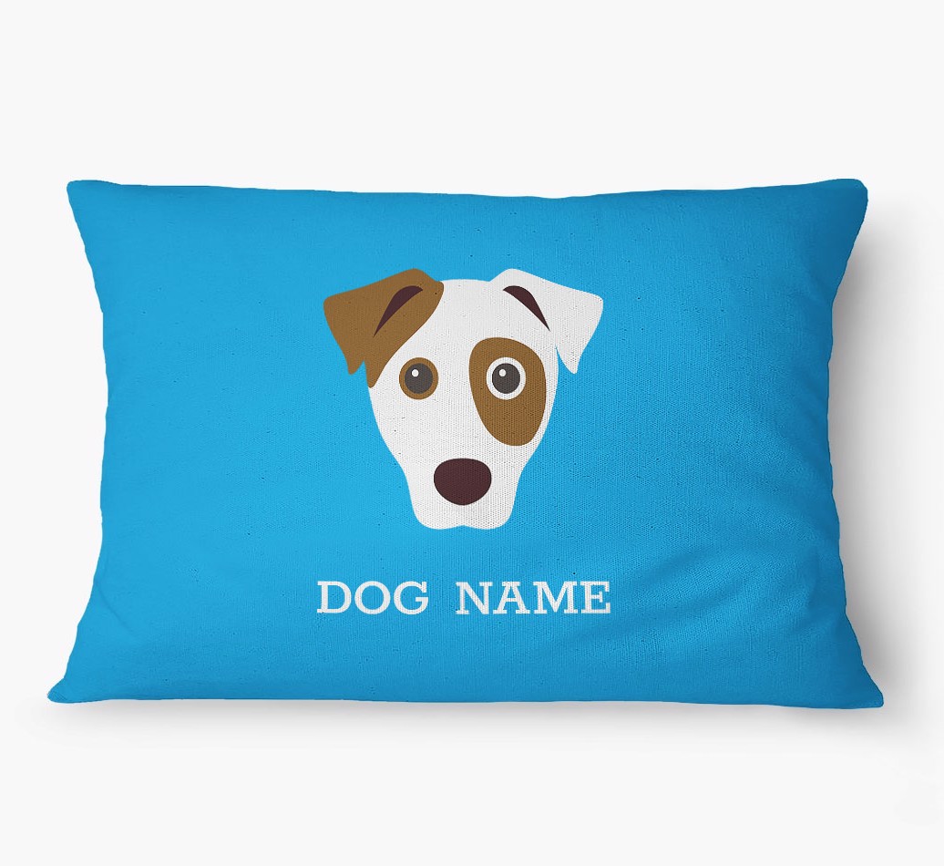 'Yappicon and Name' - Personalized {breedFullName} Dog Bed