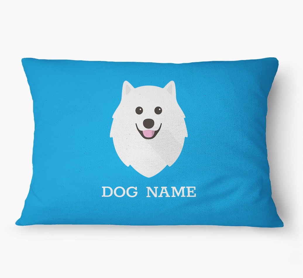 'Yappicon and Name' - Personalized {breedFullName} Dog Bed