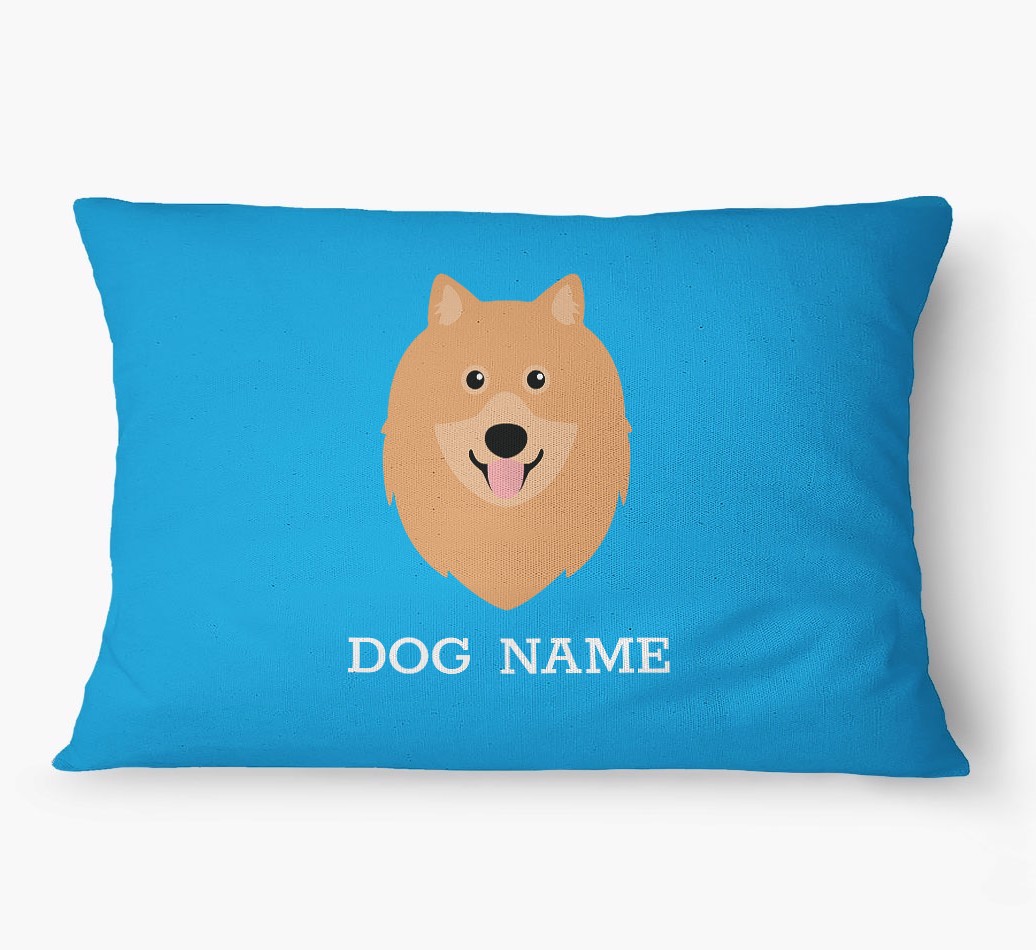 'Yappicon and Name' - Personalized {breedFullName} Dog Bed