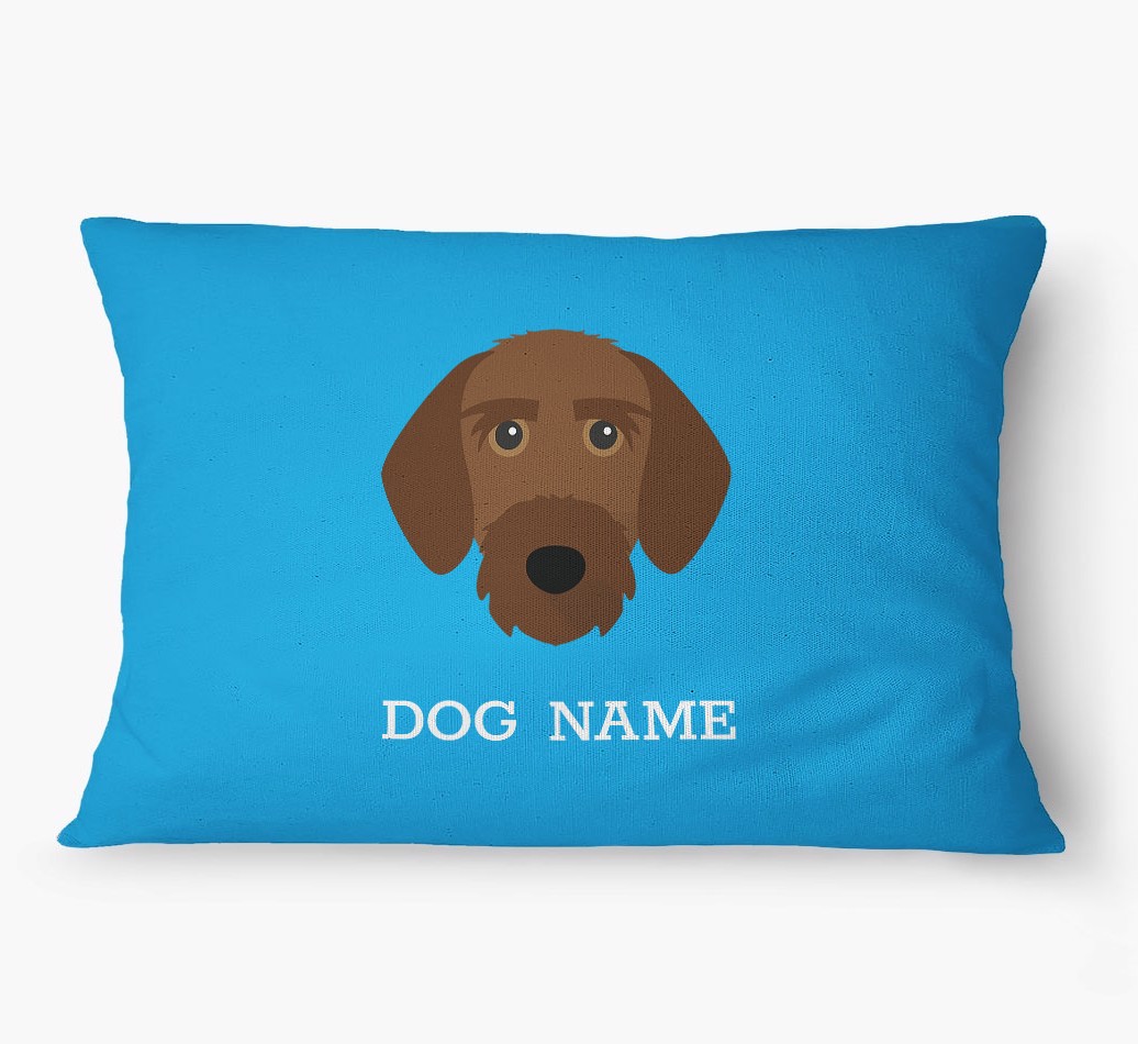 'Yappicon and Name' - Personalized {breedFullName} Dog Bed