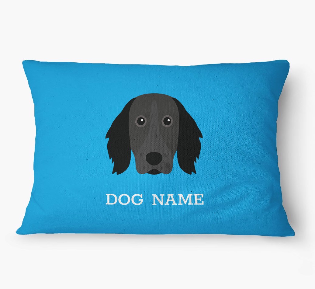 'Yappicon and Name' - Personalized {breedFullName} Dog Bed