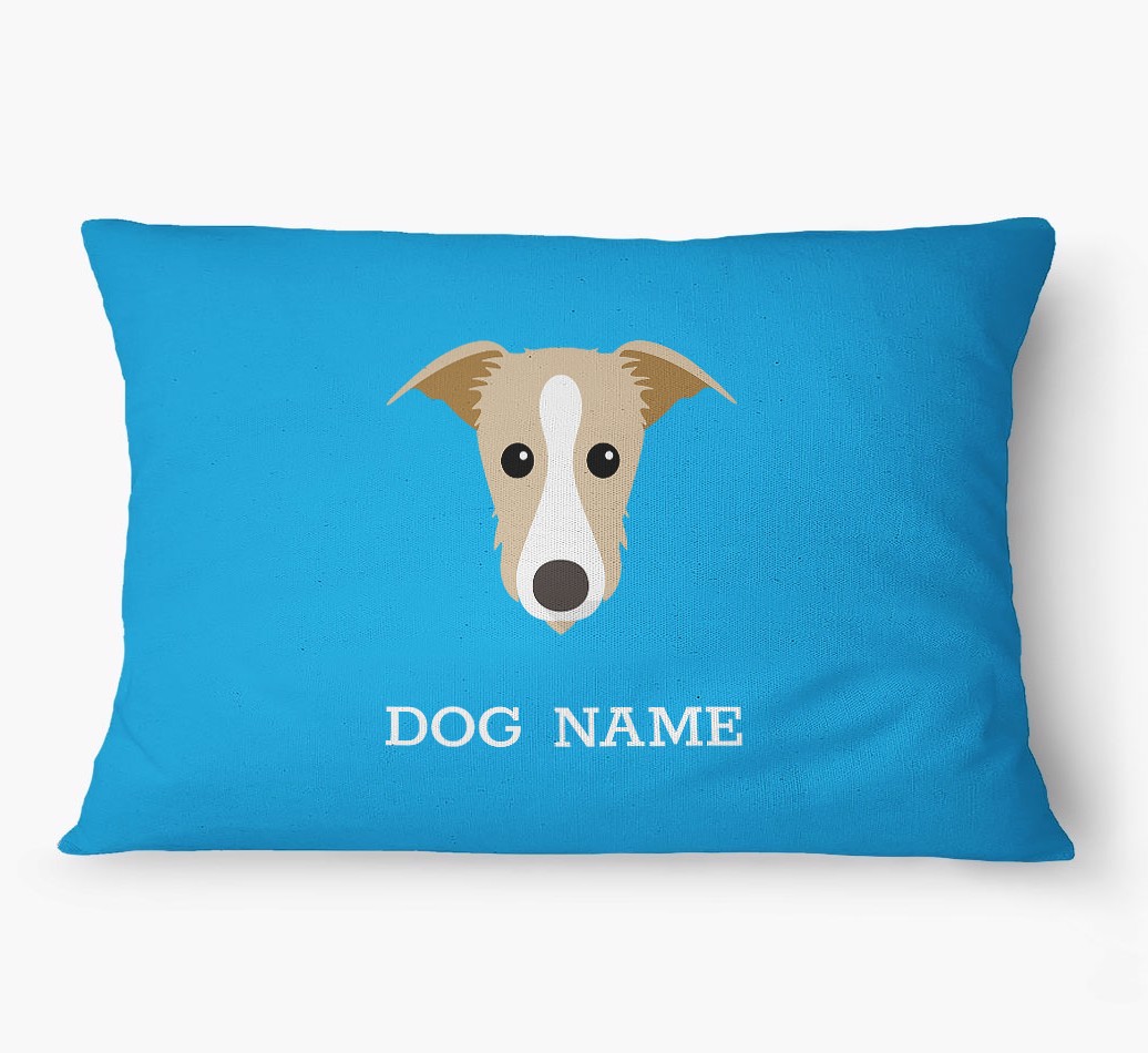 'Yappicon and Name' - Personalized {breedFullName} Dog Bed