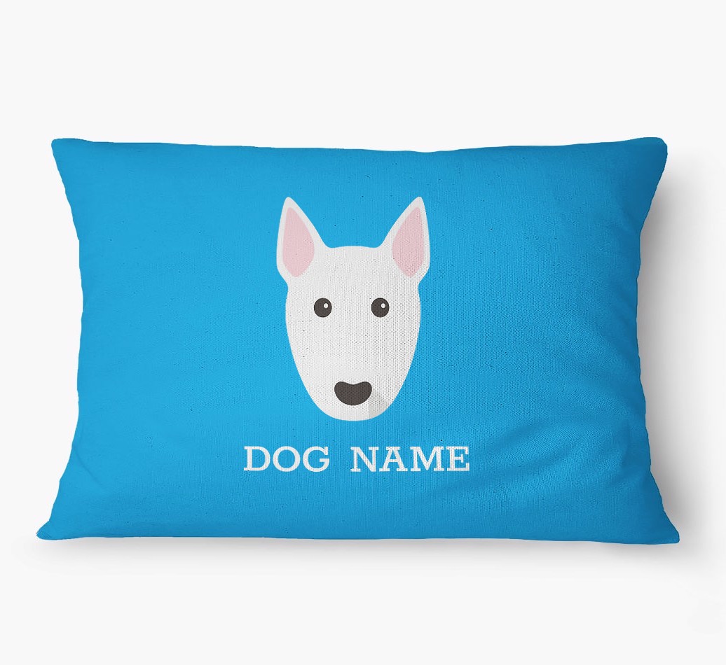 'Yappicon and Name' - Personalized {breedFullName} Dog Bed