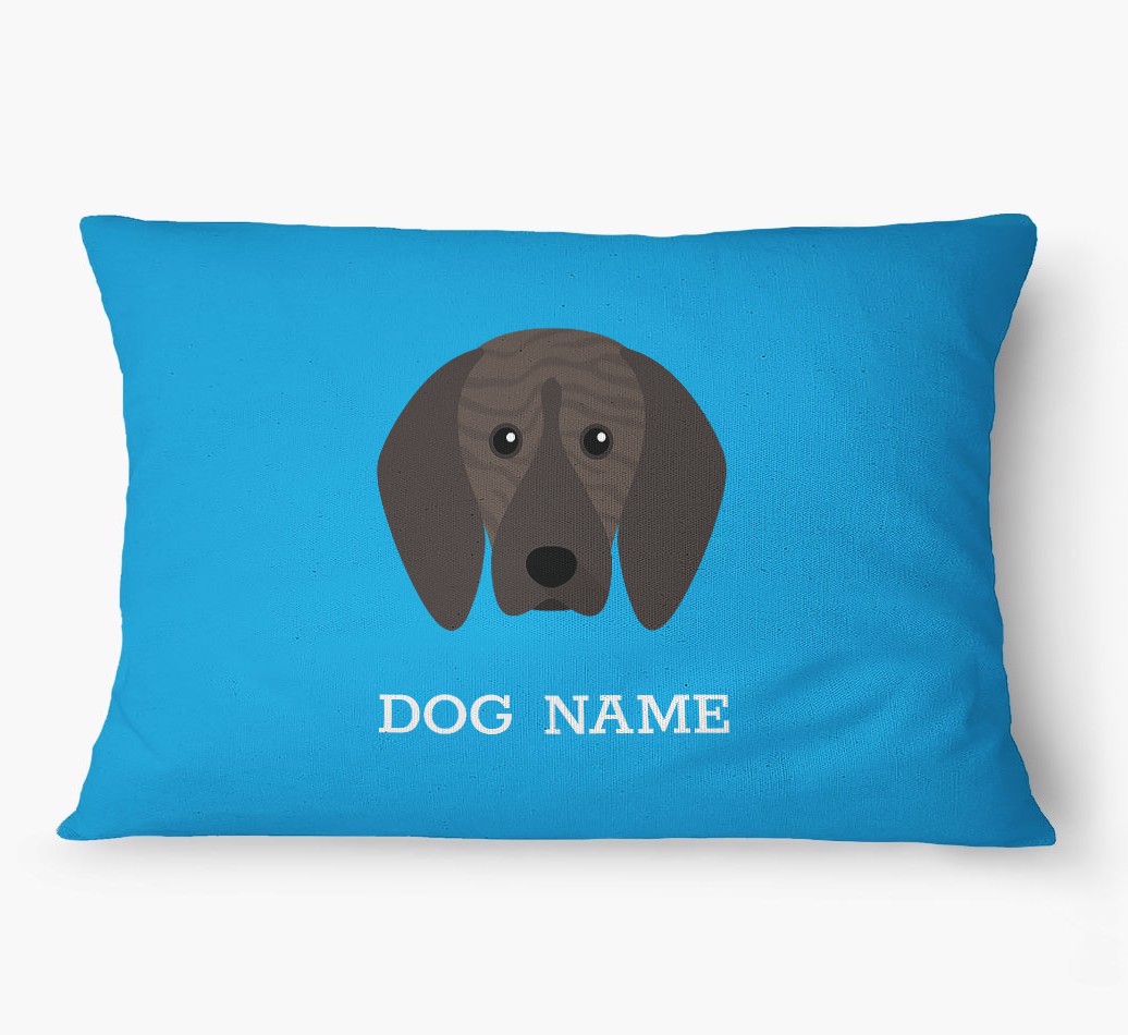 'Yappicon and Name' - Personalized {breedFullName} Dog Bed