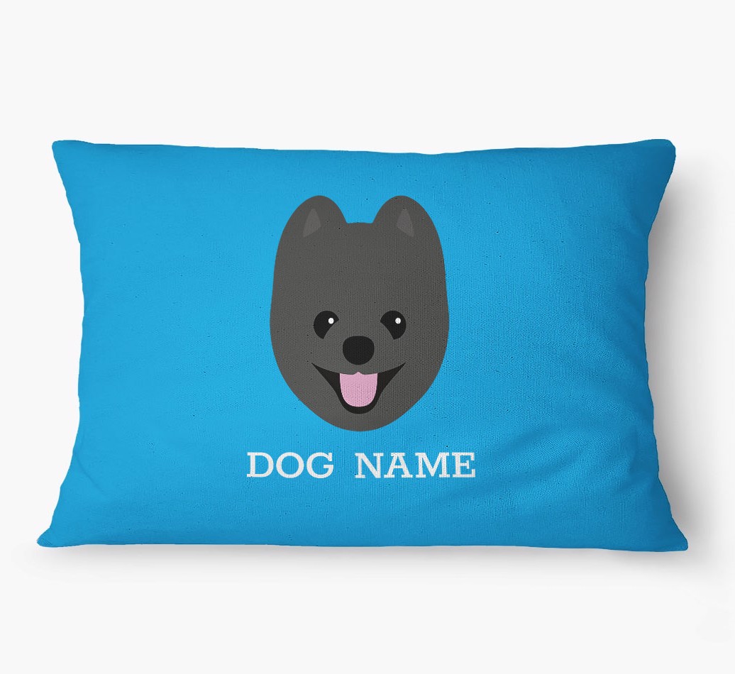 'Yappicon and Name' - Personalized {breedFullName} Dog Bed