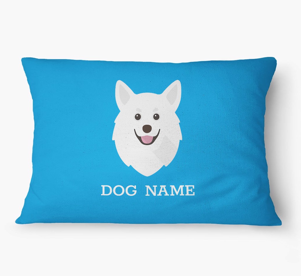 'Yappicon and Name' - Personalized {breedFullName} Dog Bed