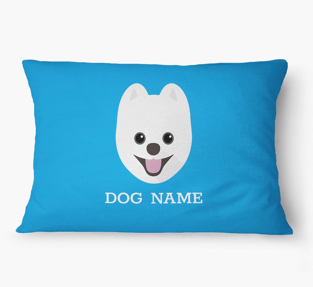 'Yappicon and Name' - Personalized {breedFullName} Dog Bed