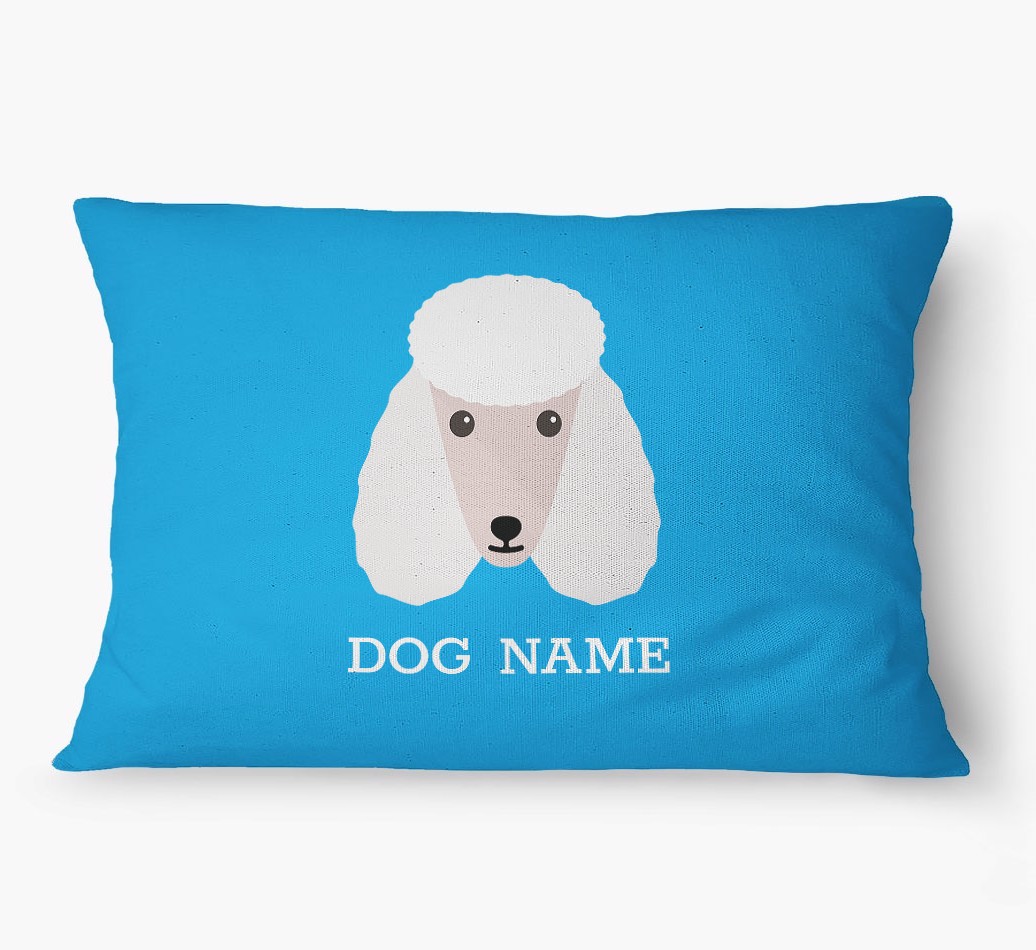 'Yappicon and Name' - Personalized {breedFullName} Dog Bed