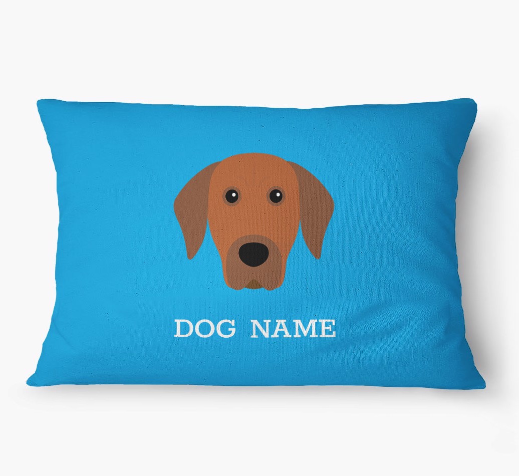 'Yappicon and Name' - Personalised {breedFullName} Dog Bed