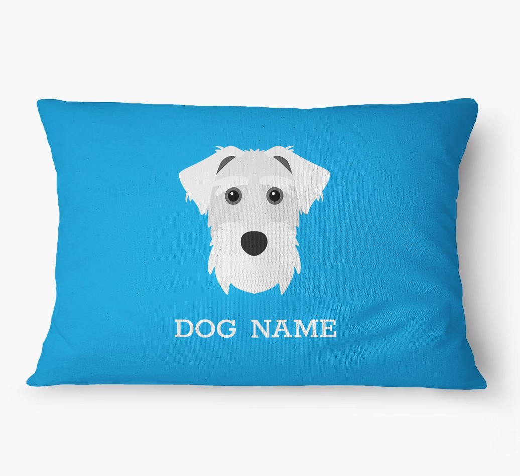 'Yappicon and Name' - Personalized {breedFullName} Dog Bed