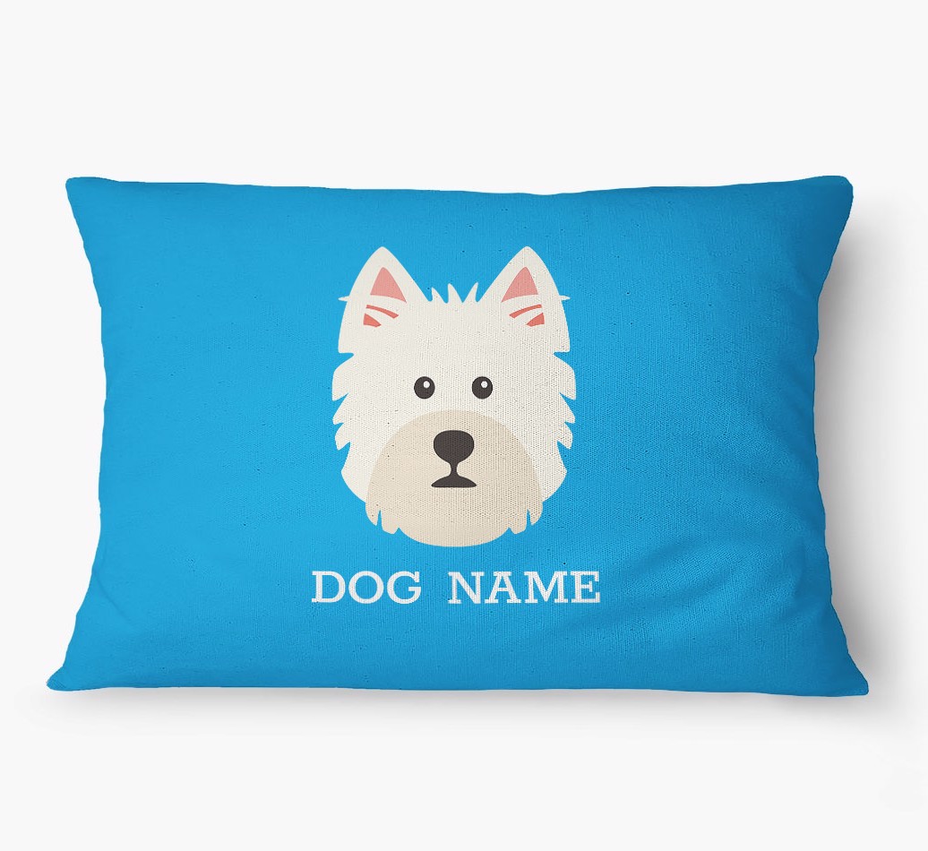 'Yappicon and Name' - Personalised {breedFullName} Dog Bed