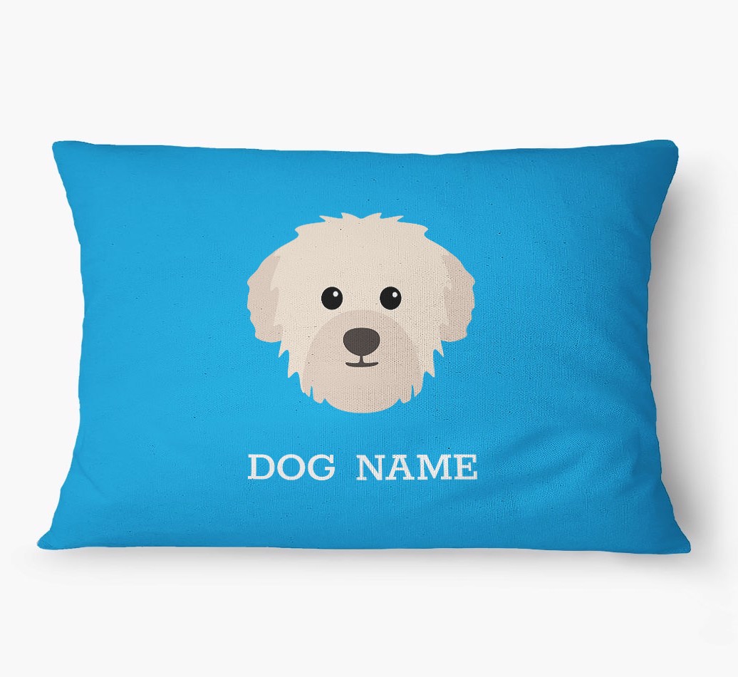 'Yappicon and Name' - Personalised {breedFullName} Dog Bed