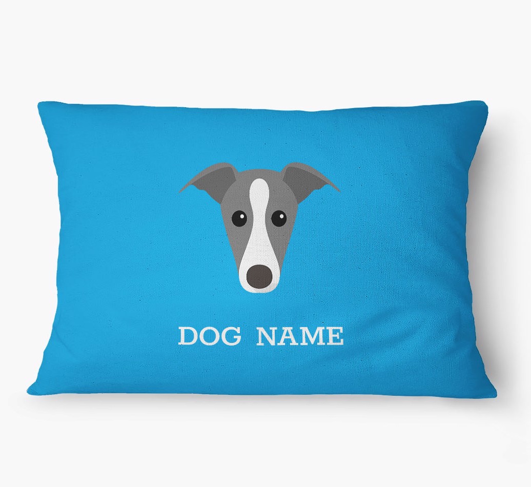 'Yappicon and Name' - Personalized {breedFullName} Dog Bed