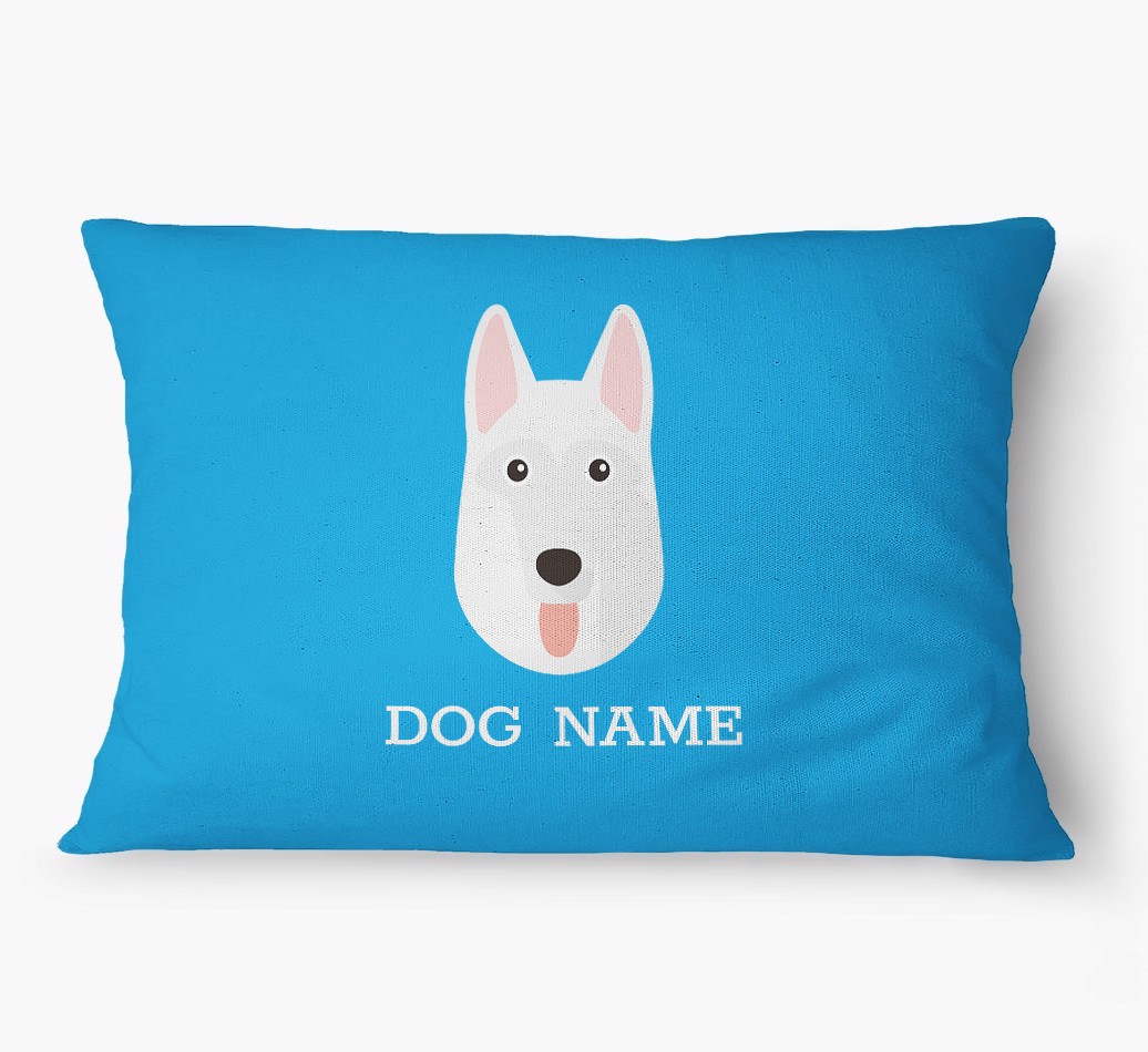 'Yappicon and Name' - Personalized {breedFullName} Dog Bed