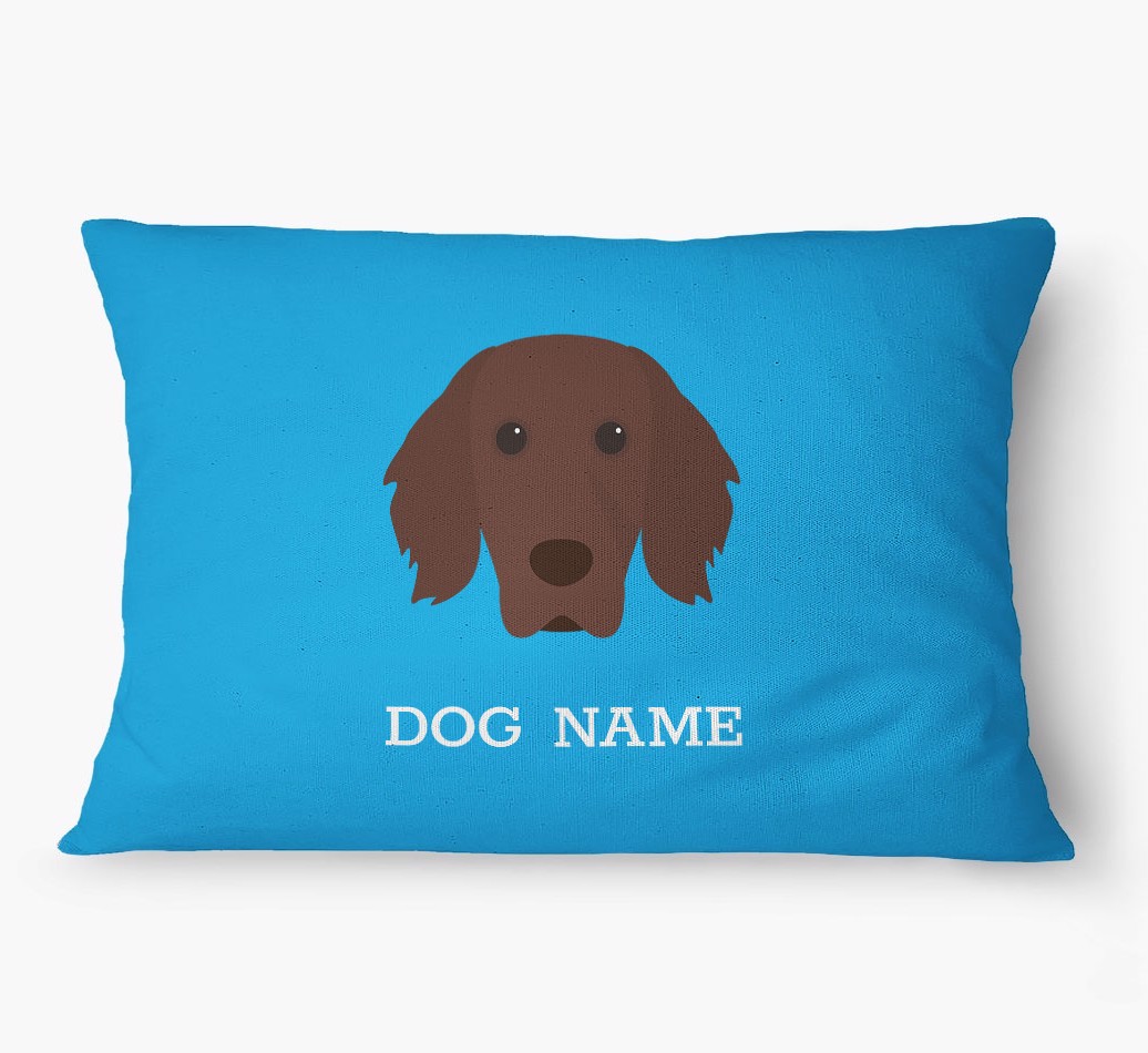 'Yappicon and Name' - Personalized {breedFullName} Dog Bed