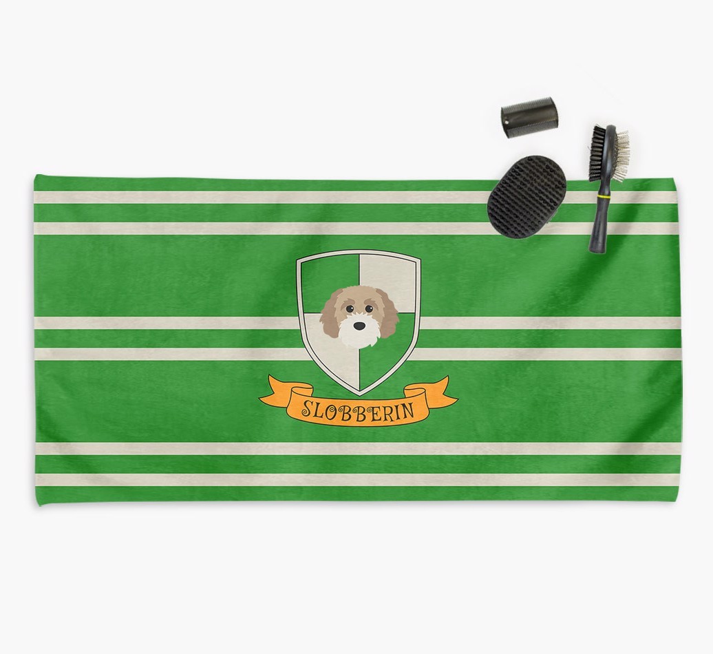 'Harry Pawter' - Personalised {breedFullName} Towel