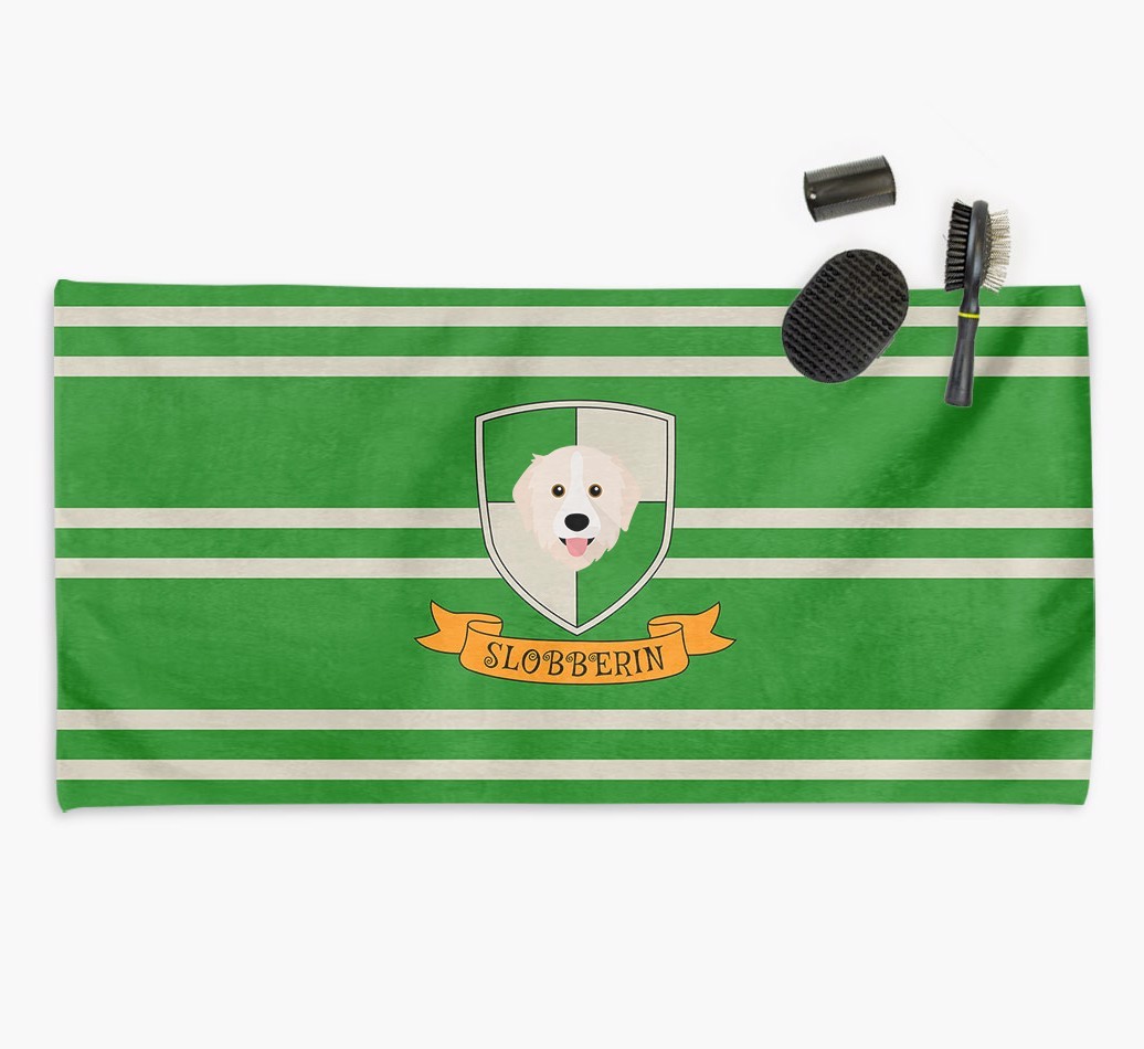 'Harry Pawter' - Personalised {breedFullName} Towel