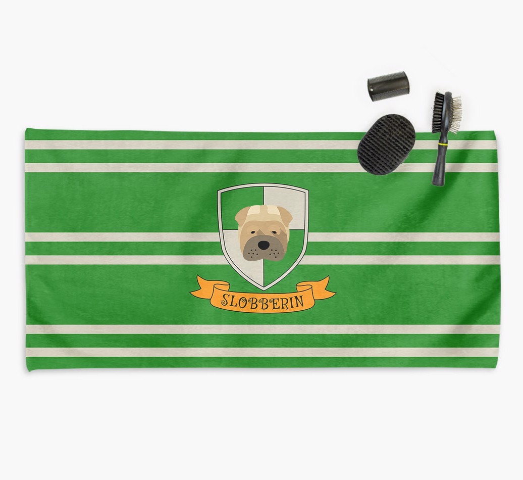 'Harry Pawter' - Personalised {breedFullName} Towel