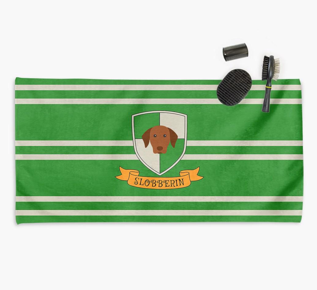 'Harry Pawter' - Personalised {breedFullName} Towel