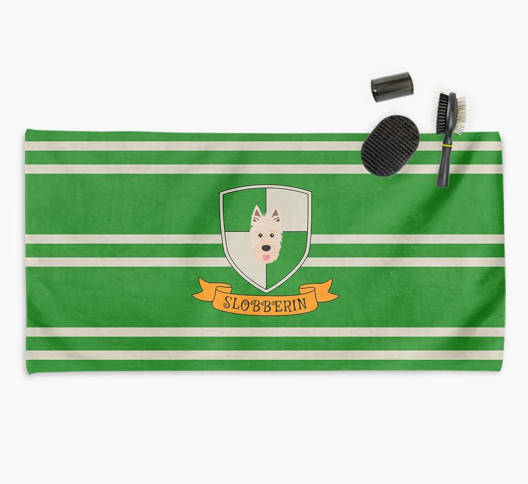 'Harry Pawter' - Personalized {breedFullName} Towel