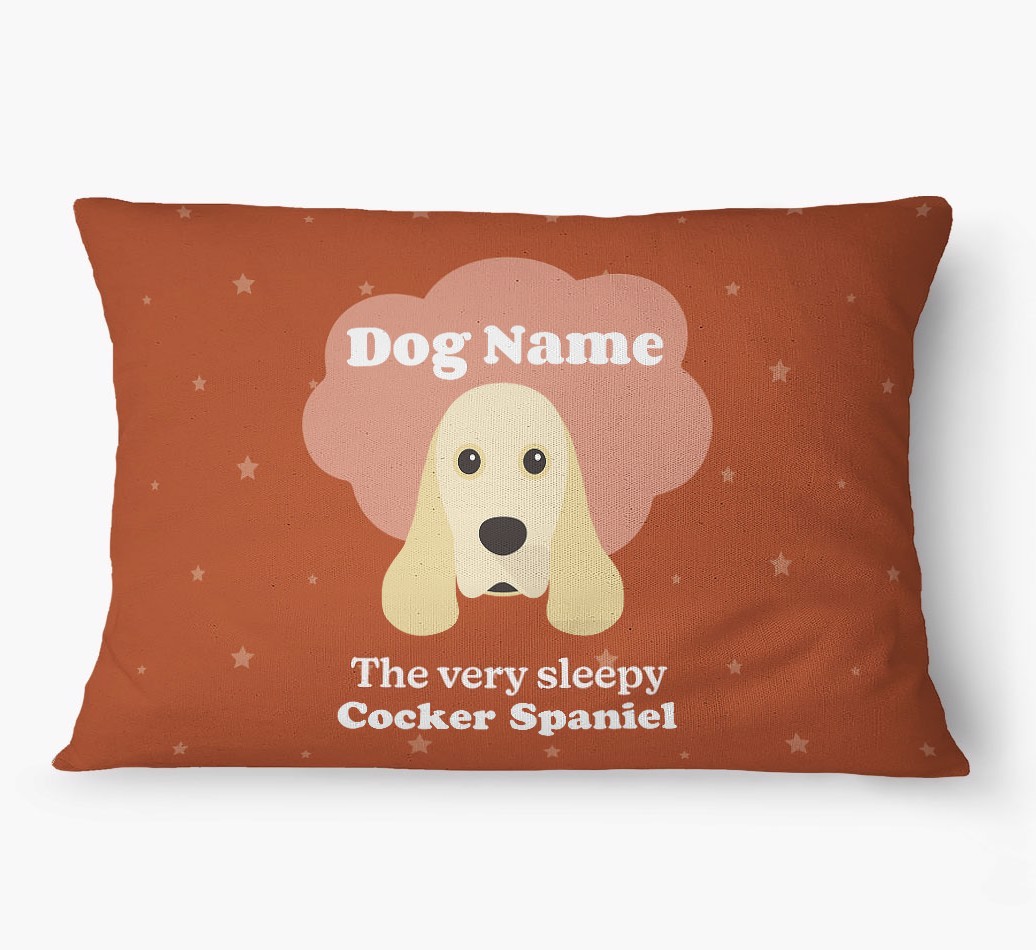 'The Very Sleepy Dog' - Personalized {breedFullName} Dog Bed