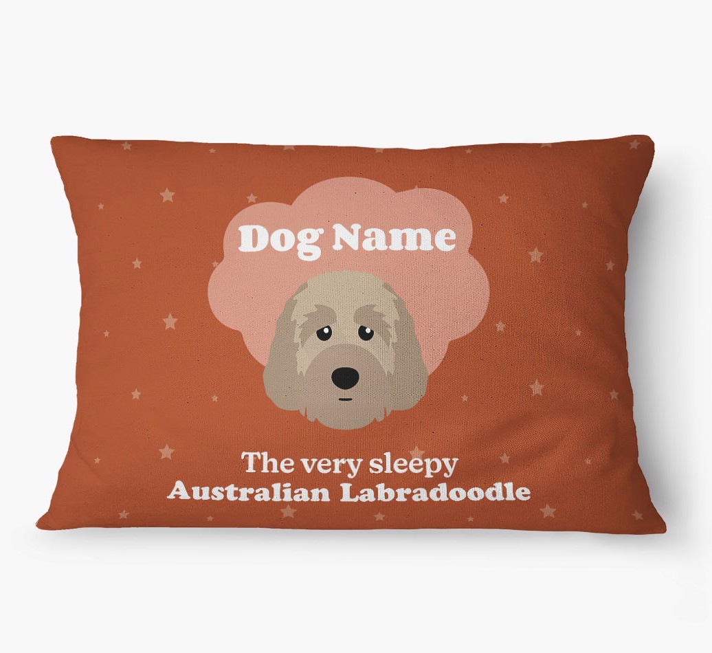 'The Very Sleepy Dog' - Personalised {breedFullName} Dog Bed