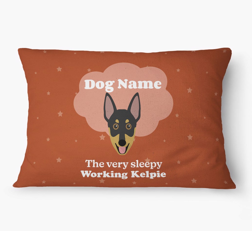 'The Very Sleepy Dog' - Personalized {breedFullName} Dog Bed
