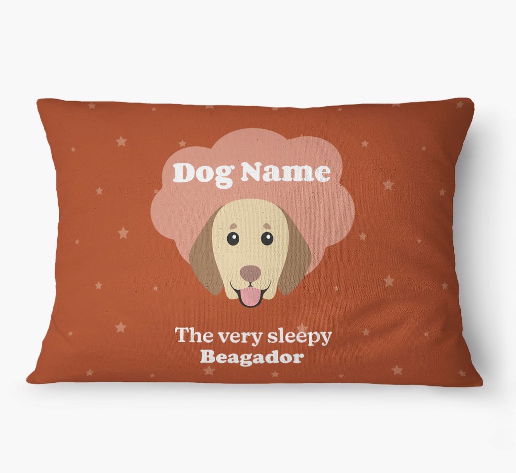 'The Very Sleepy Dog' - Personalized {breedFullName} Dog Bed