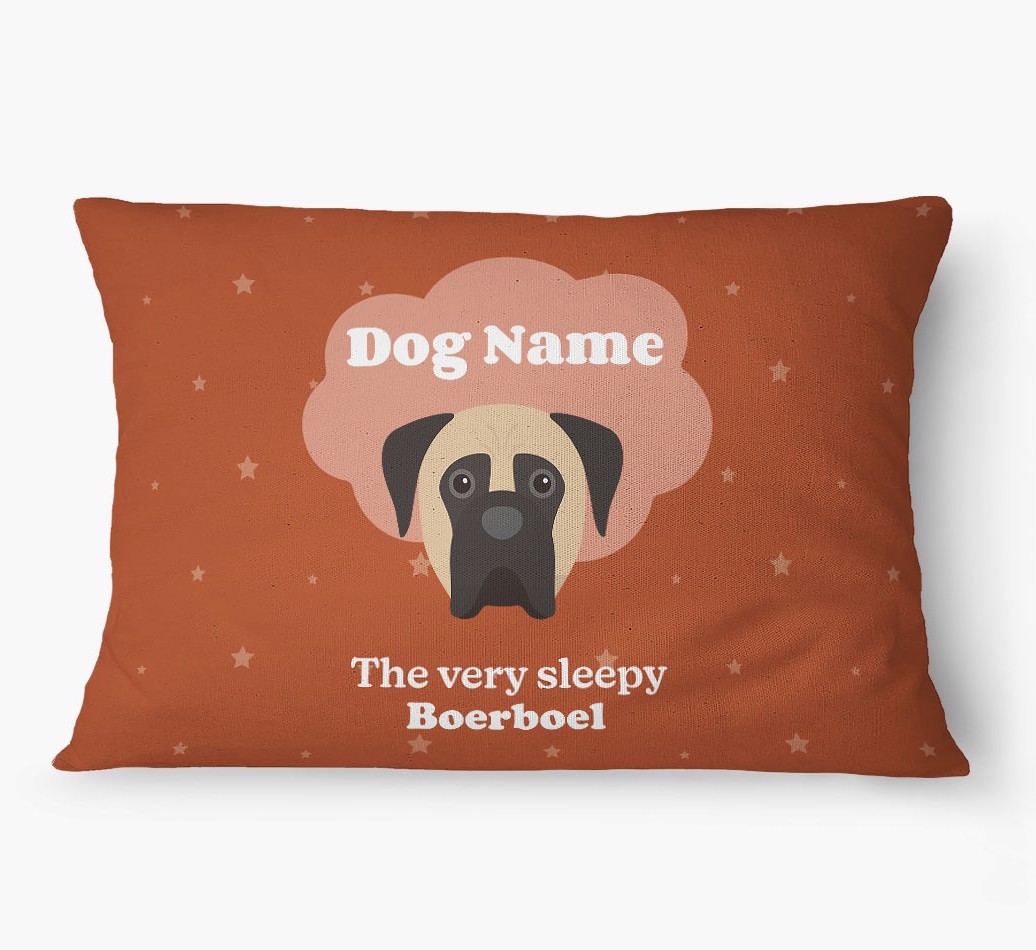 'The Very Sleepy Dog' - Personalised {breedFullName} Dog Bed