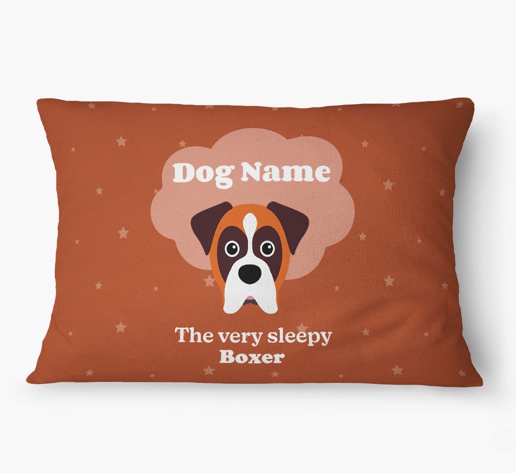 'The Very Sleepy Dog' - Personalised {breedFullName} Dog Bed