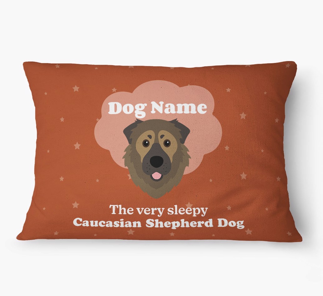'The Very Sleepy Dog' - Personalized {breedFullName} Dog Bed