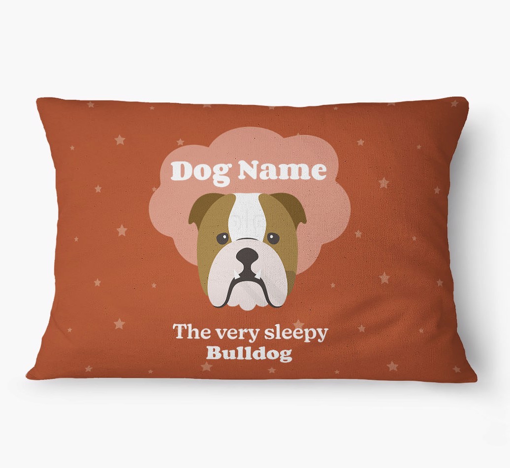 'The Very Sleepy Dog' - Personalized {breedFullName} Dog Bed