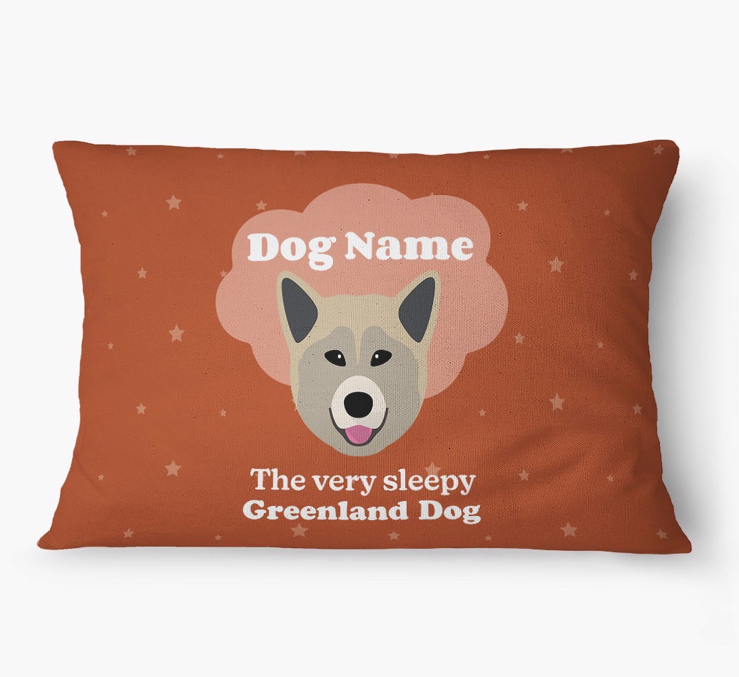 'The Very Sleepy Dog' - Personalised {breedFullName} Dog Bed