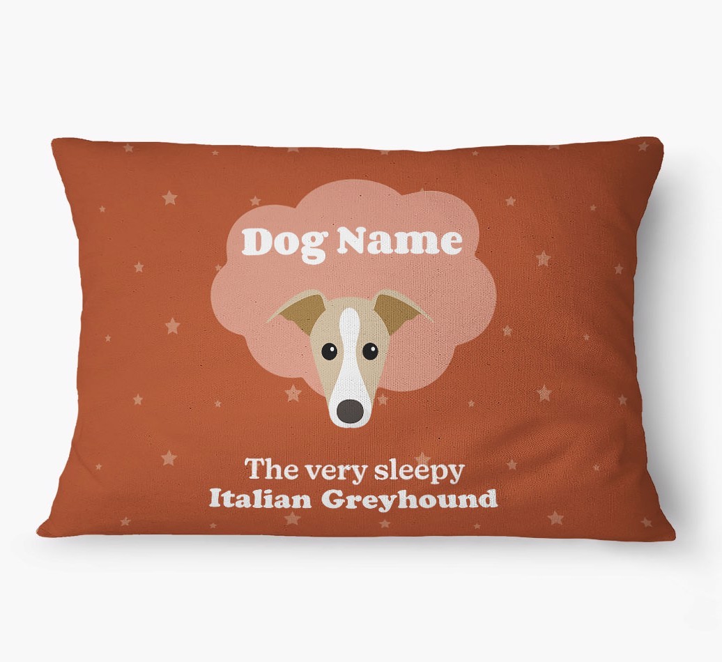 'The Very Sleepy Dog' - Personalised {breedFullName} Dog Bed