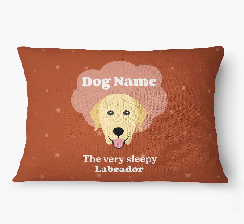 'The Very Sleepy Dog' - Personalized {breedFullName} Dog Bed