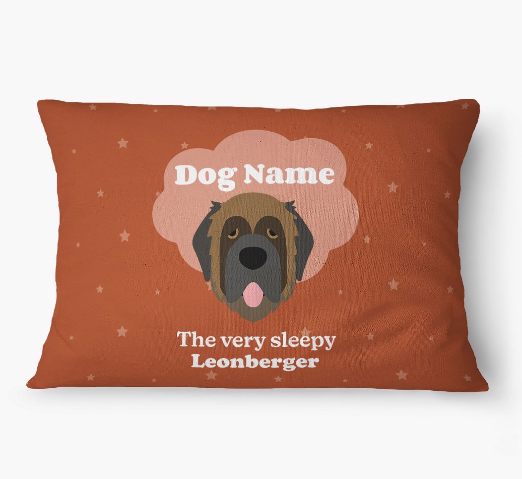 'The Very Sleepy Dog' - Personalised {breedFullName} Dog Bed