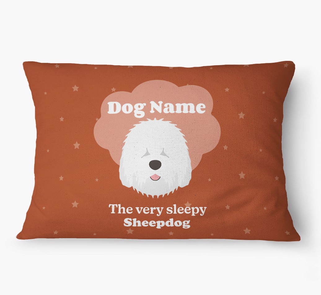 'The Very Sleepy Dog' - Personalized {breedFullName} Dog Bed
