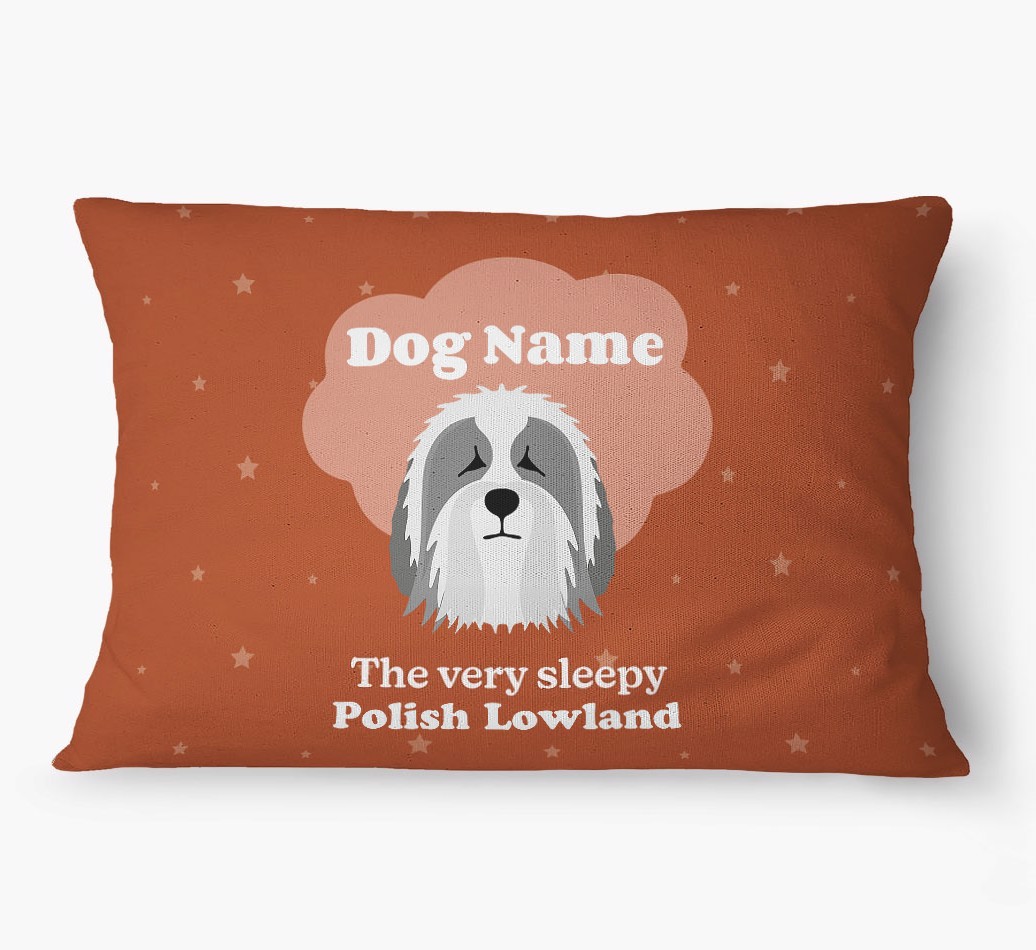 'The Very Sleepy Dog' - Personalized {breedFullName} Dog Bed