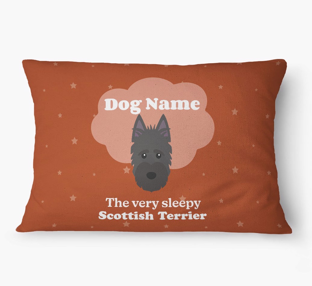 'The Very Sleepy Dog' - Personalised {breedFullName} Dog Bed