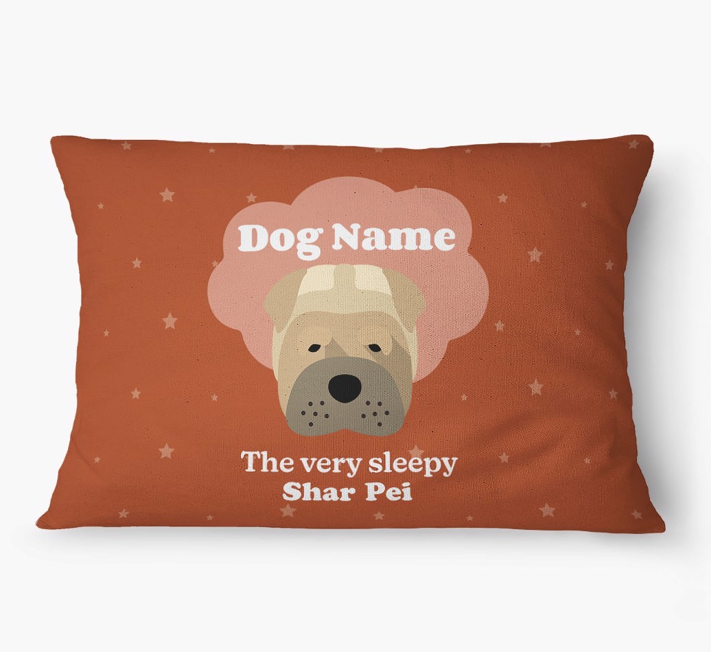 'The Very Sleepy Dog' - Personalized {breedFullName} Dog Bed