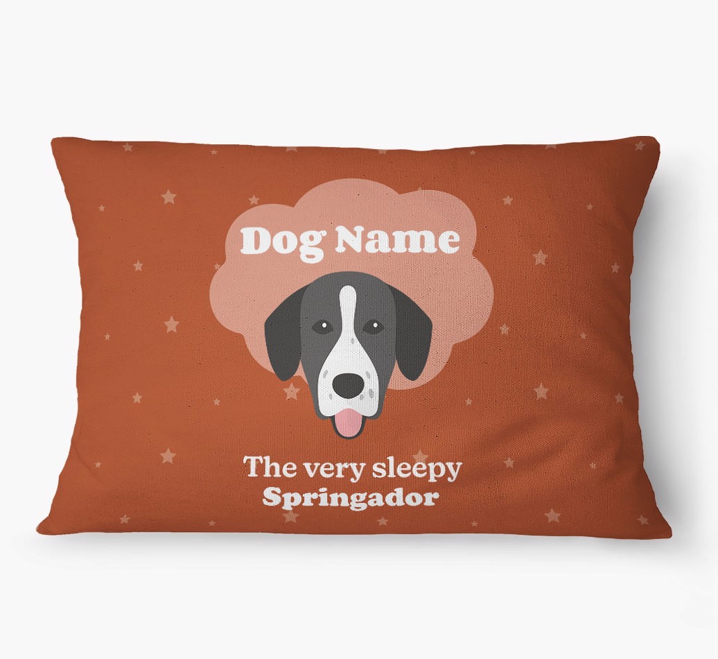 'The Very Sleepy Dog' - Personalized {breedFullName} Dog Bed