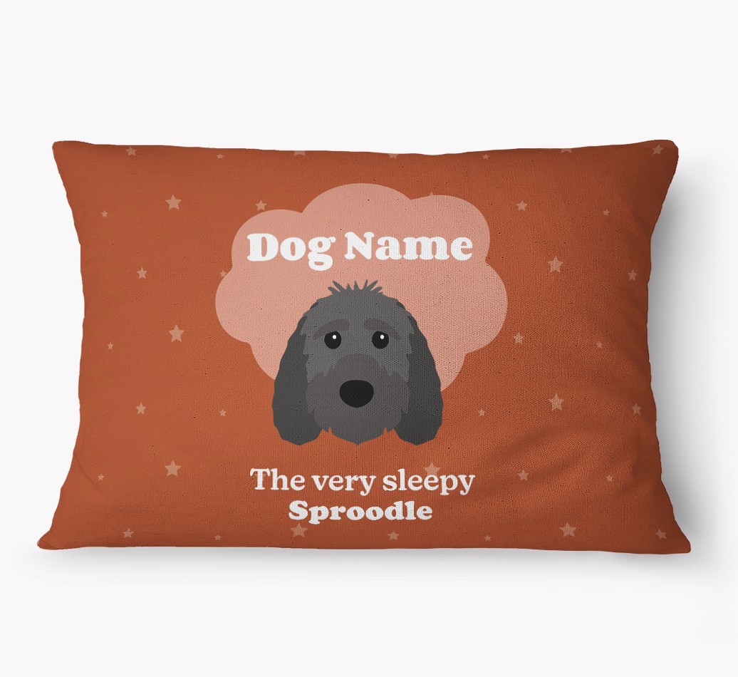 'The Very Sleepy Dog' - Personalized {breedFullName} Dog Bed