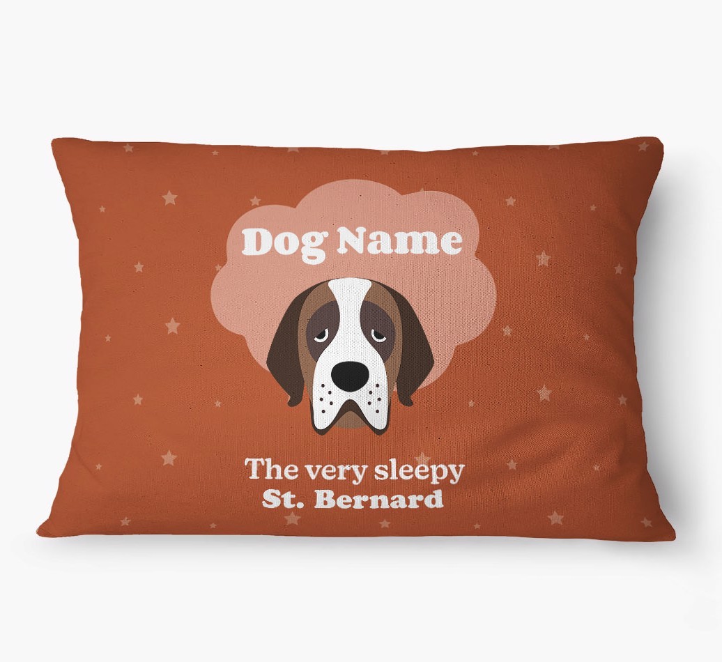 'The Very Sleepy Dog' - Personalised {breedFullName} Dog Bed