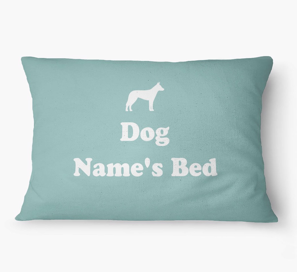 Personalized {breedFullName} Bed: Your Dog's Bed