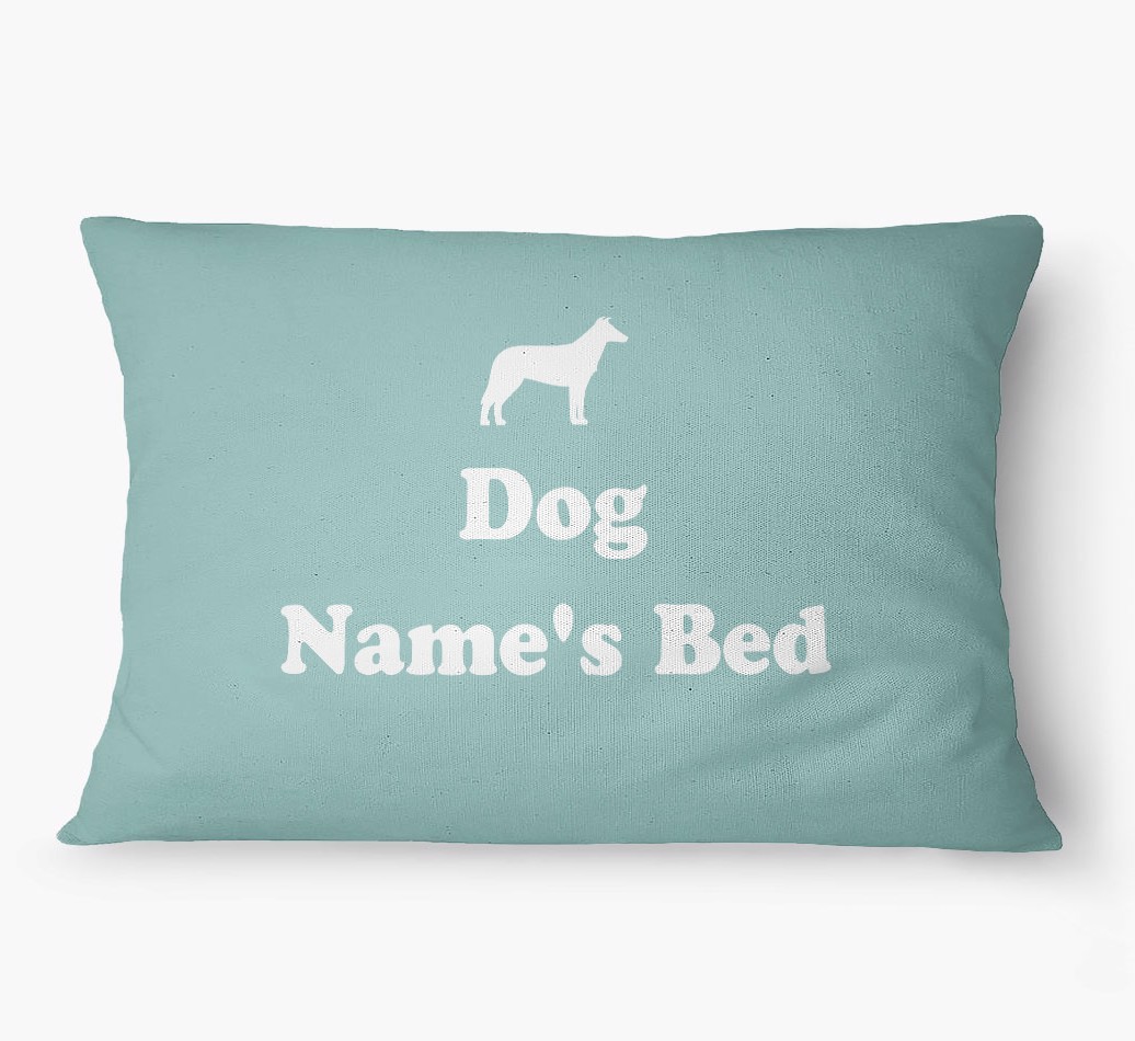 Personalized {breedFullName} Bed: Your Dog's Bed