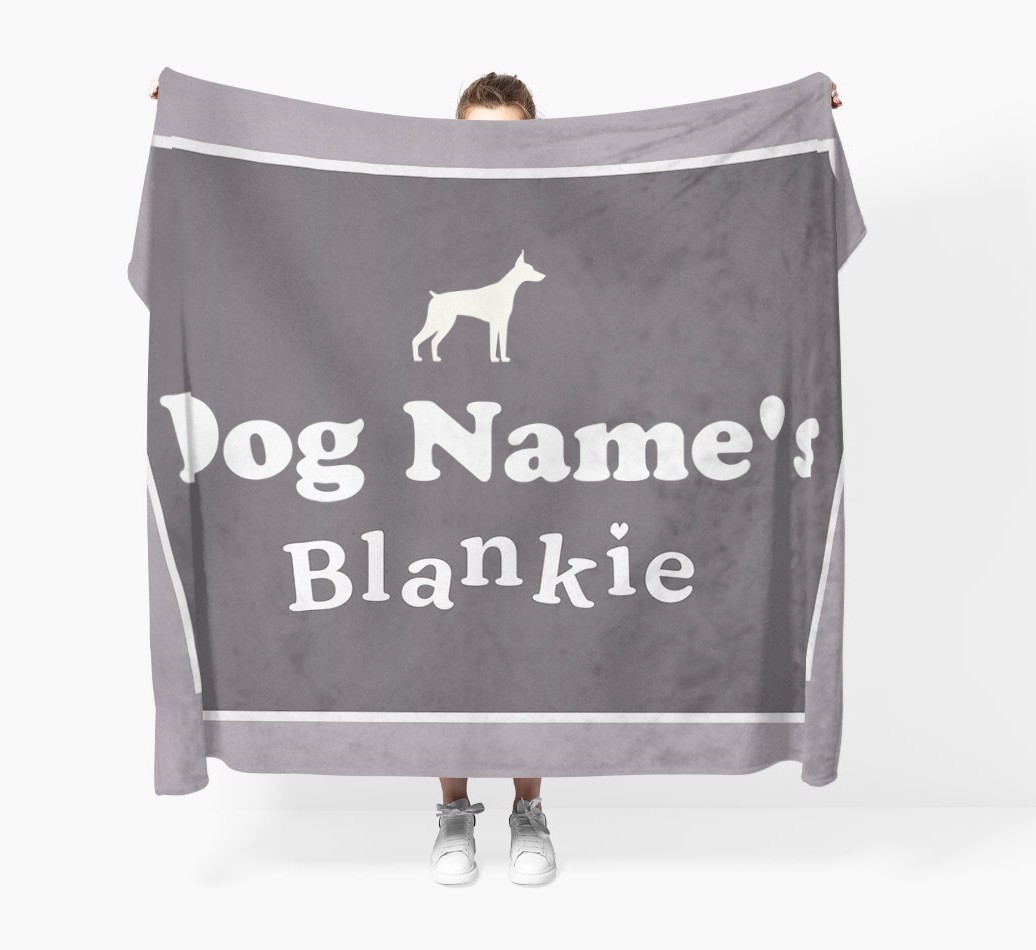 'Dog's Blankie' - Personalized {breedFullName} Blanket