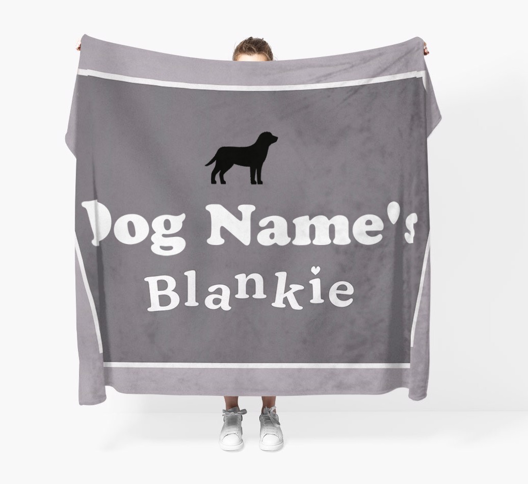 'Dog's Blankie' - Personalised {breedFullName} Blanket