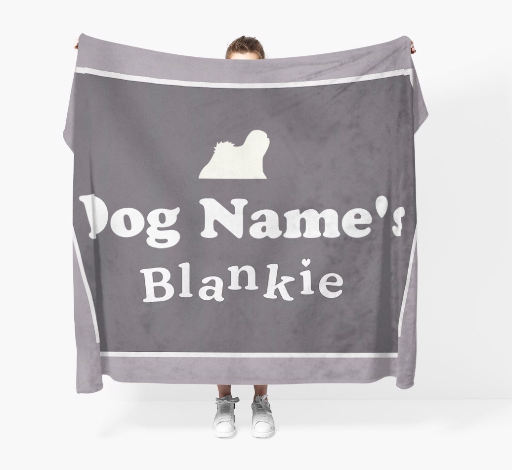 'Dog's Blankie' - Personalised {breedFullName} Blanket